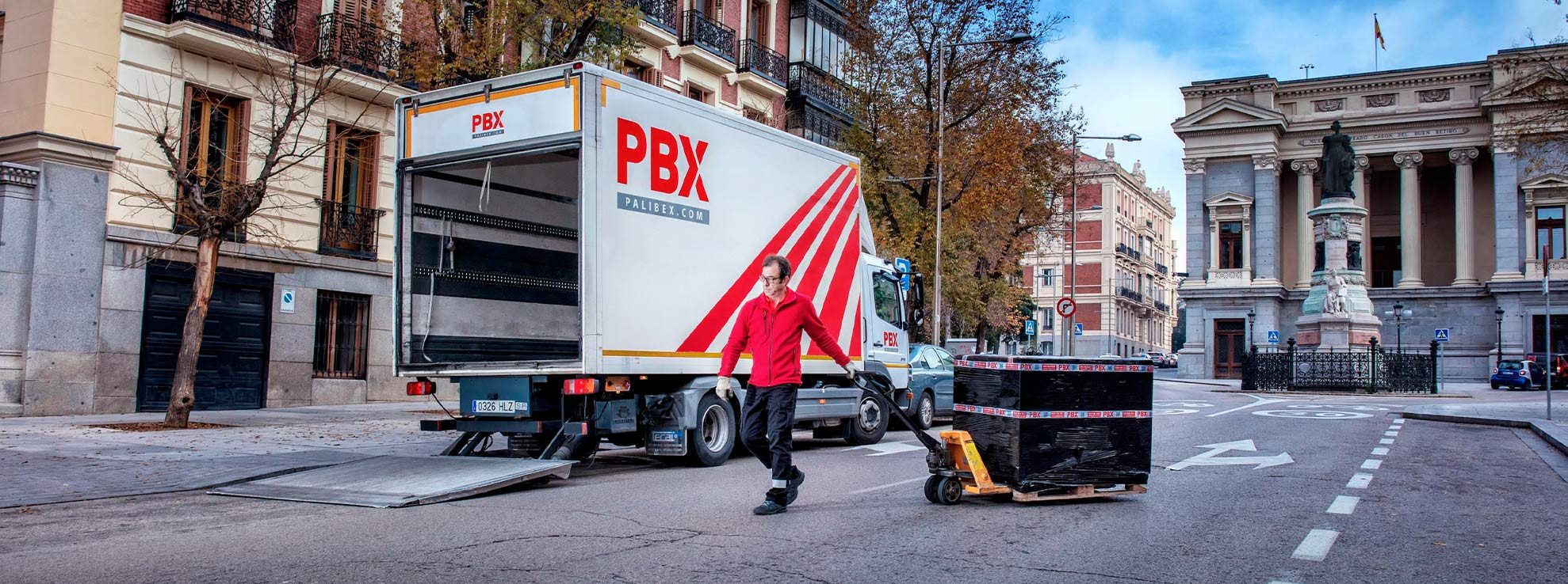 Transporte palés 2020- palibex - repartidor palé
